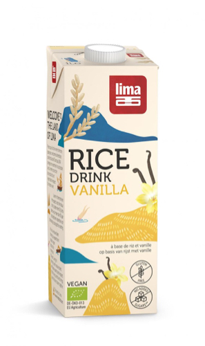 Lima Rice drink vanille glutenvrij bio 1L
